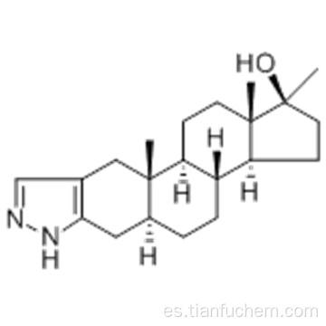 2&#39;H-Androst-2-eno [3,2-c] pirazol-17-ol, 17-metilo -, (57193055,5a, 17b) - CAS 10418-03-8